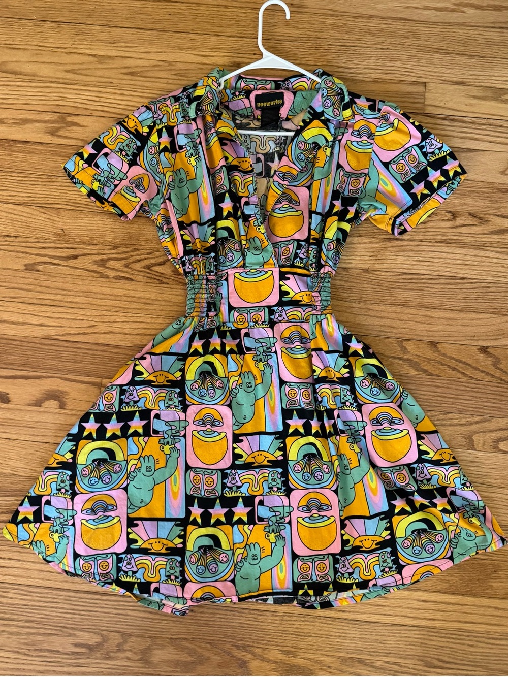 Nooworks Leah Dress in Dreyfus Print sz 2X